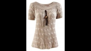 Ажурные бантики спицами.