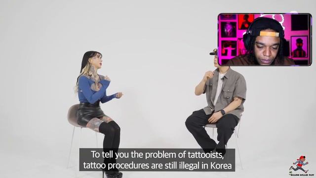 Korean Boys Meet a Girl Covered With Tattoo! (Reaction) смотреть онлайн