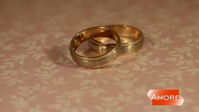 Двухцветные обручальные кольца с бриллиантами | Красное и белое золото