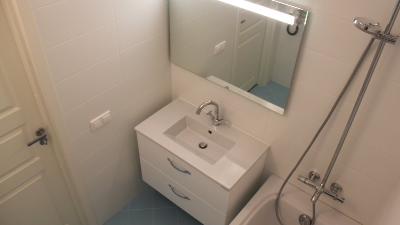 РЕМОНТ КВАРТИР в СПб. Обзор ремонта ванной комнаты. Пальмира Дом.mp4 смотреть онлайн