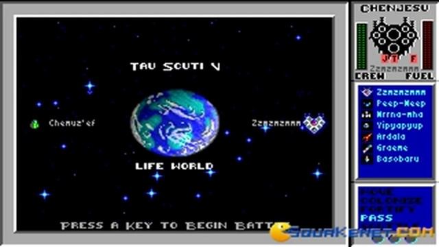 Star Control 1 gameplay PC Game 1990