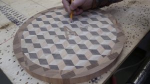 Round inlaid 3D board #2