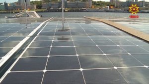 В Чебоксарах остановился уникальный катамаран на солнечных батареях.