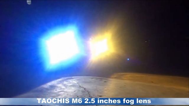 TAOCHIS M6 2.5 Inches Bi xenon projector lens fog lights LED HID xenon fog lens смотреть онлайн