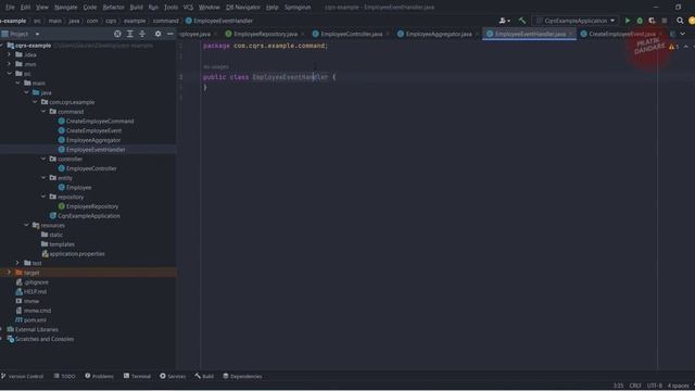 9. Spring Boot| CQRS| Create and handle @EventSourcingHandler and @EventHandler| #codewithpratik смотреть онлайн