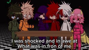 Deku and Bakugo team up in Among us?! || MHA x Gacha || OG..? || Nxrmal