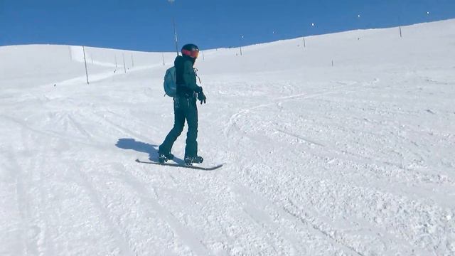 🏔️Девушка впервые в горах на сноуборде! BigWood, Кировск. Ученица по сноуборду Лена.