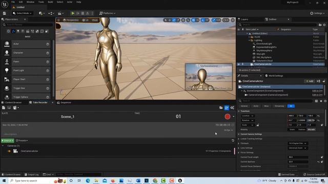 A Quick Look at the Take Recorder in Unreal Engine 5 смотреть онлайн
