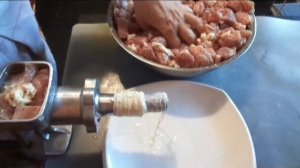 Украинская домашняя колбаса из свинины