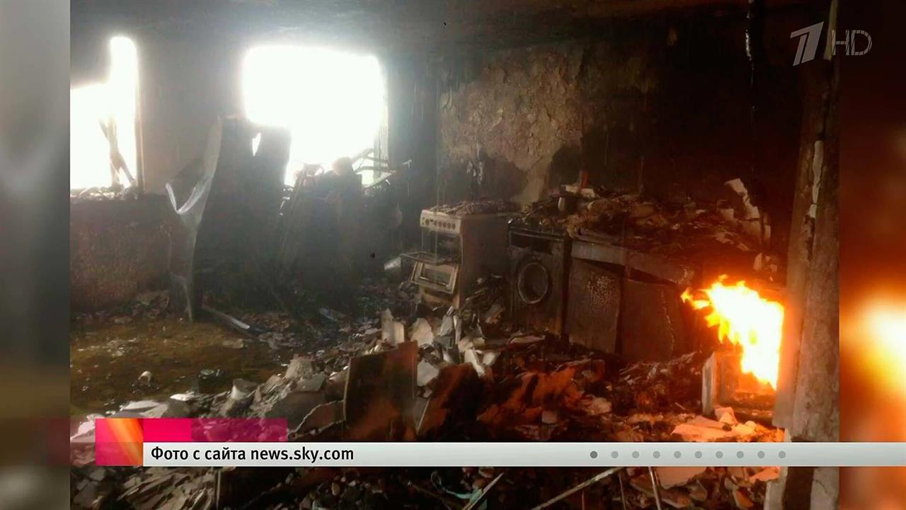 Появились первые фотографии, сделанные внутри сгоревшего высотного здания в Лондоне