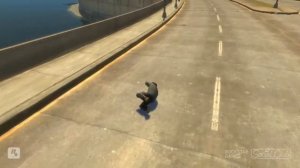 Забавные падения и смешные моменты - Падения в GTA IV #25