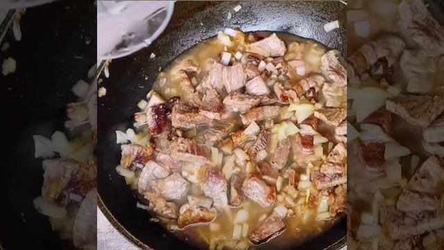 ШТРУДЛИ / РЕЦЕПТ НЕМЕЦКОЙ КУХНИ МЯСО С КАПУСТОЙ, КАРТОШКОЙ И ТЕСТОМ. смотреть онлайн
