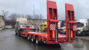 Низкорамный 3-х осный трал Specpricep 994273, отгрузка клиенту в респ. Хакасия 02.11.2020 г.