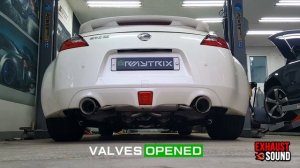 Nissan 370Z Coupe Armytrix Exhaust Sound and Acceleration