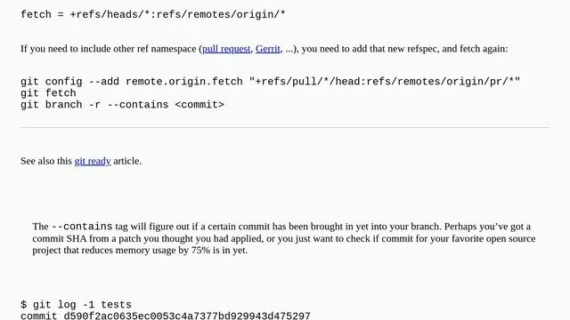 How to list branches that contain a given commit? смотреть онлайн