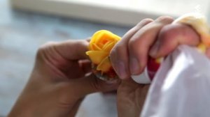 Круглая роза из крема chantyflex шантифлекс | упругий бразильский крем