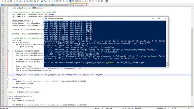 OpenCV using SIFT to find specific ArUco marker смотреть онлайн