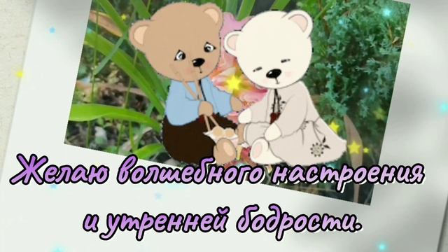 Желаю Волшебного Настроения и Утренней бодрости! Хорошего Пробуждения! С Добрым Утром!