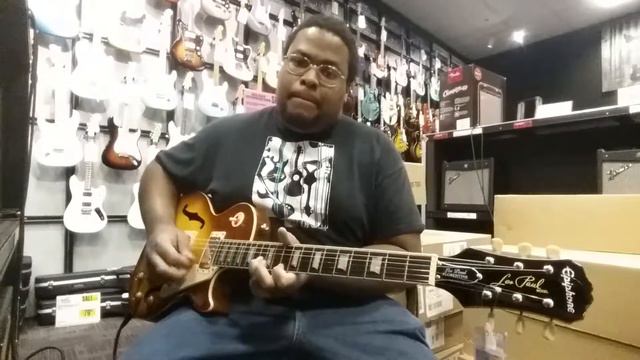 Playing a used Epiphone Les Paul Standard Florentine Pro at Guitar Center in Las Vegas, NV (Part 2) смотреть онлайн