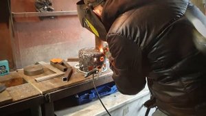 Теплообменник в палатку из кастрюли