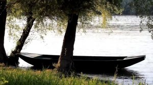 ФУТАЖ Лодка, берег реки