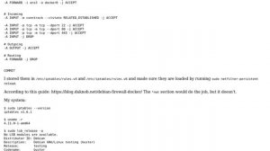 DevOps & SysAdmins: Configure iptables for Docker manually and allow Internet access for containers