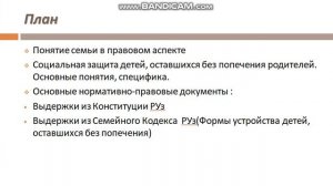 Правовые основы социальной работы с детьми, оставшимися без попечения родителей