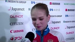 я не боюсь падать - Александра Трусова - интервью и четверной прыжок