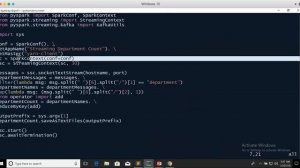 29 Kafka and Spark Streaming - Department Wise Count - Develop and build application