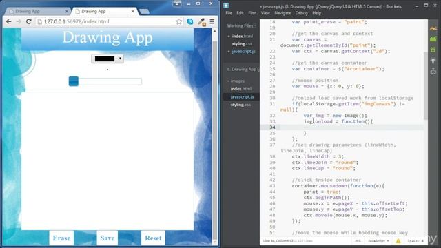#10  jQuery Code 3 (HTML, CSS, jQuery UI, Canvas, Local Storage)