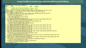 Create VLANs in Oracle Linux with the NMCLI and IP Utilities