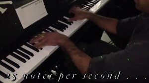 Рекорд Гинеса по игре на ПИАНИНО, 25 КЛАВИШ В СЕКУНДУ!!!