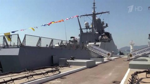 Черноморский флот пополнил новейший корвет-невидимка "Сергей Котов"