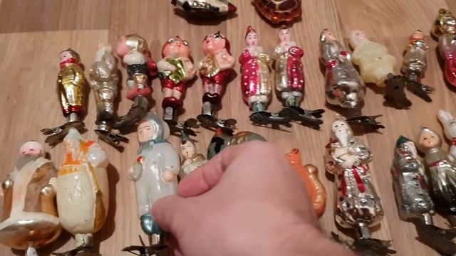 Ёлочные игрушки СССР на прищепке и подвесные.Покупаю. смотреть онлайн