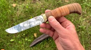 Нож «Куница» в стали 65х13 от «Мастерской Семина»