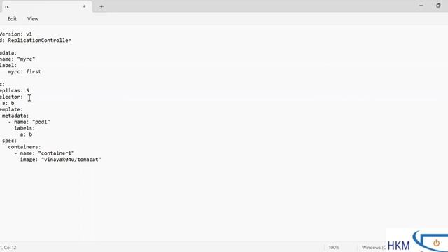 Replication Controller in Kubernetes: Creating YAML file to configure Replication Controller смотреть онлайн