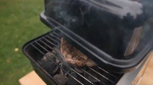 Оссобуко - голяшка на угольном гриле WEBER Go-Anywhere. Сэндвич из говядины