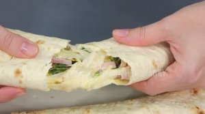 5 ИНТЕРЕСНЫХ РЕЦЕПТОВ ИЗ ОБЫЧНОГО ЛАВАША