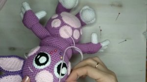 Лунтик крючком мастер-класс 6 часть. Сборка.