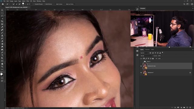 Background Change In Photoshop | cutout tamil | photo cutout | pentool | selection tool смотреть онлайн