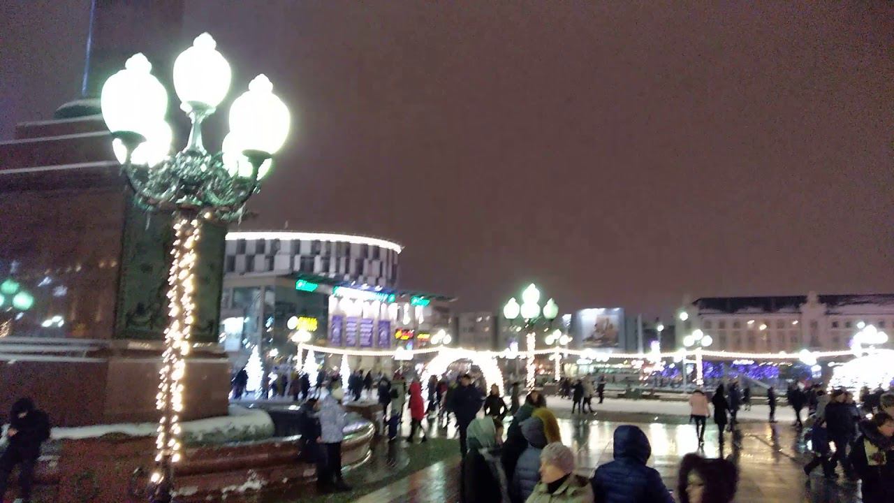 Новогодняя площадь Калининграда 2019 года смотреть онлайн