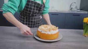 Яблочный пирог с меренгой!