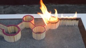 ОГНЕННОЕ ШОУ ЭФФЕКТ ДОМИНО