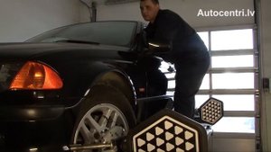 autocentri.lv Регулировка развaла-схождения на BMW