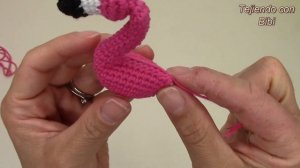 Amigurumi | como hacer un flamingo en crochet | Bibi Crochet | (English subtitles)