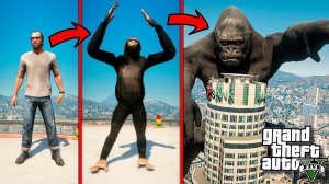 ПРОКАЧАЛ ТРЕВОРА ДО КИНГ КОНГА В ГТА 5 МОДЫ! KING KONG УНИЧТОЖИЛ ГОРОД ОБЗОР МОДА GTA 5! ГТА ИГРЫ