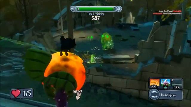 PVZGW Burnt the Effff UP! Fire Chomper Walkthrough #11 PS4 смотреть онлайн