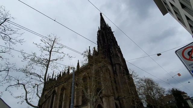 Прогулка по городу Базель Швецария