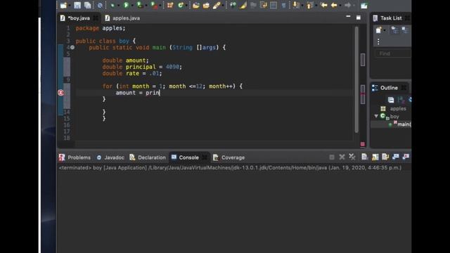 Java Programming Tutorial - 23 - Compound Interest Program смотреть онлайн