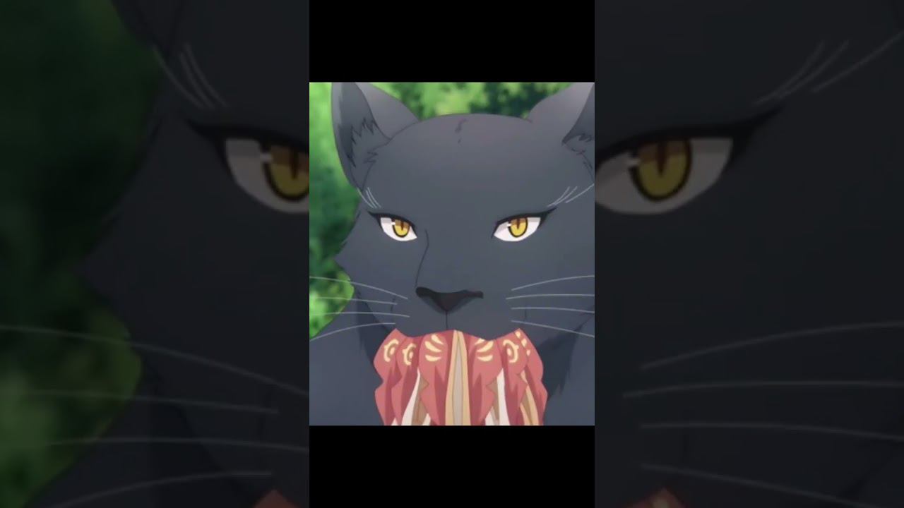 Котик помог ей (часть 1) #анимемомент #аниме #anime #хатаdeniila  #смешныемоментыаниме #shorts